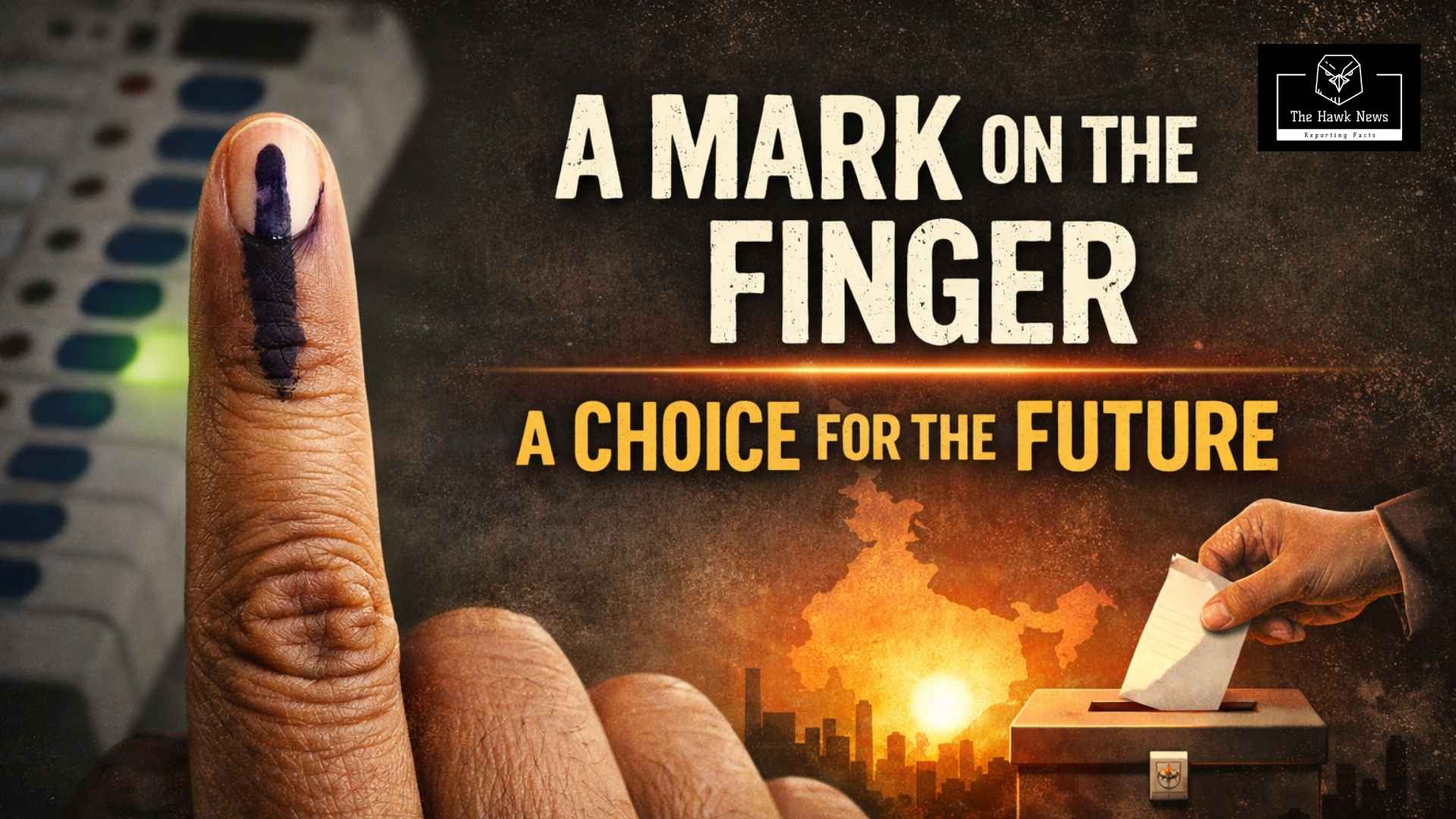 A Mark on the Finger! A Choice for the Future!!