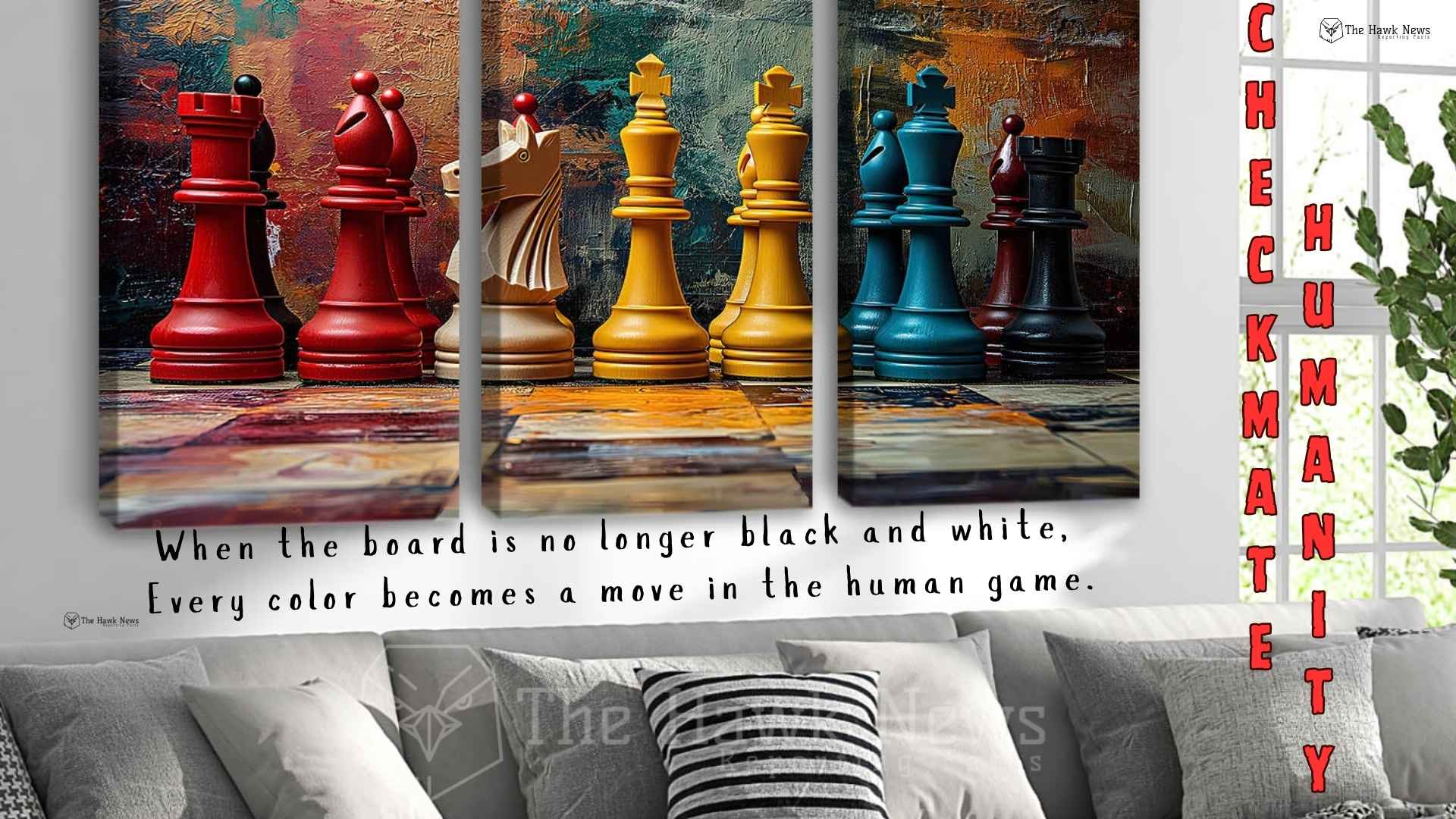 Checkmate Humanity: The Colorful Politics of Power and Balance