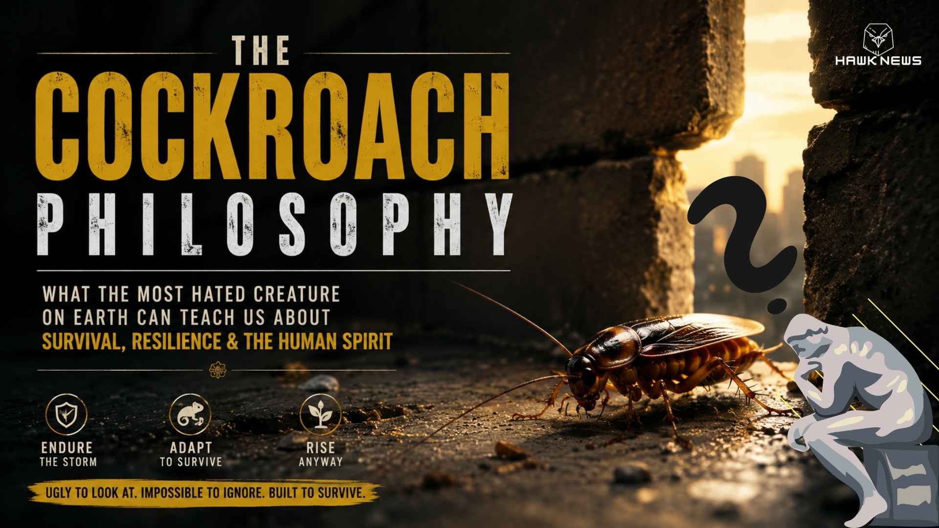 The Cockroach Philosophy: What the Most Hated Creature on Earth Can Teach Us About Survival