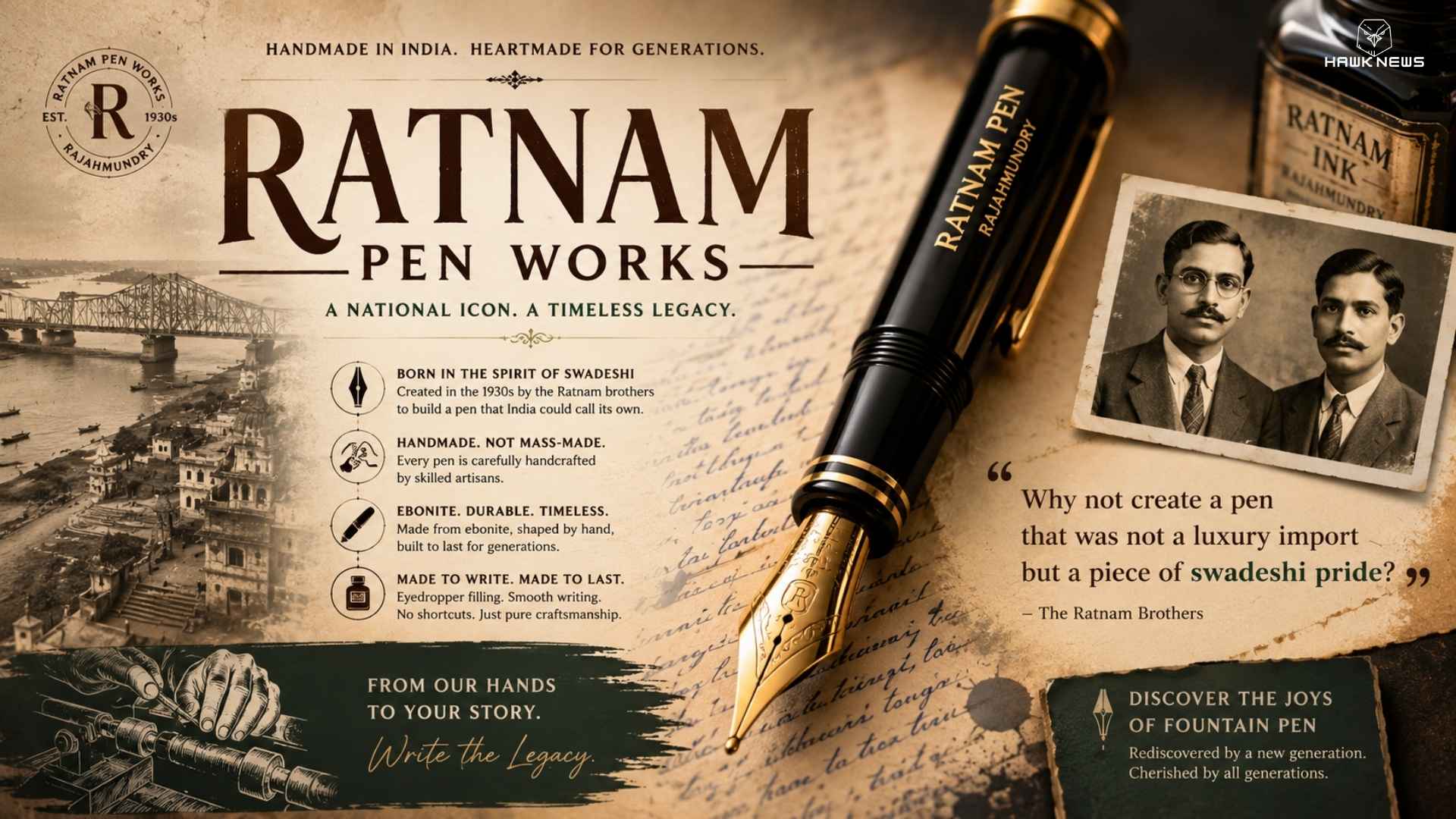 The Story of Ratnam Pen Works India’s Handmade Writing Legend