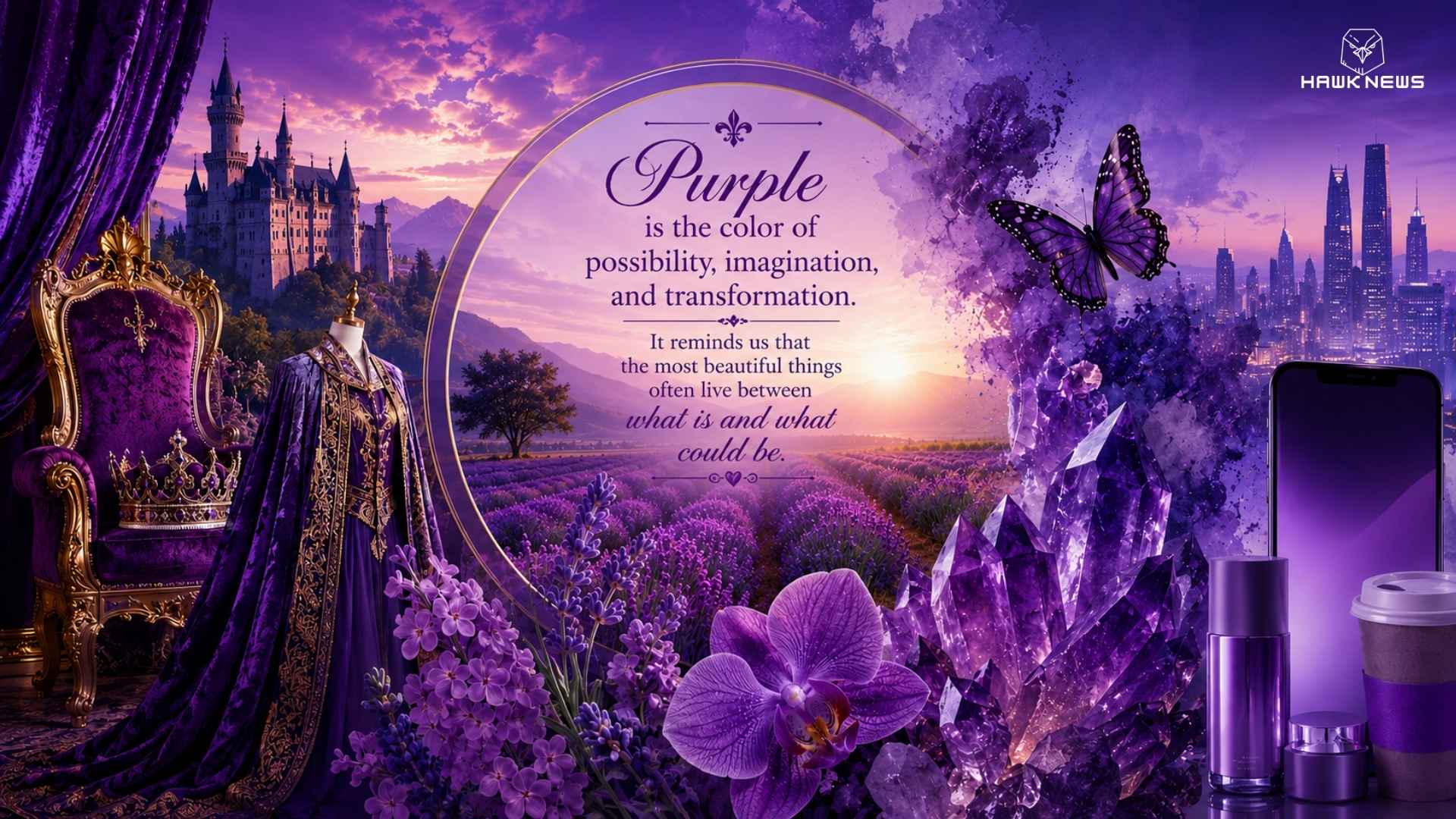 The Many Lives of Purple: From Royal Thrones to Social Media Feeds