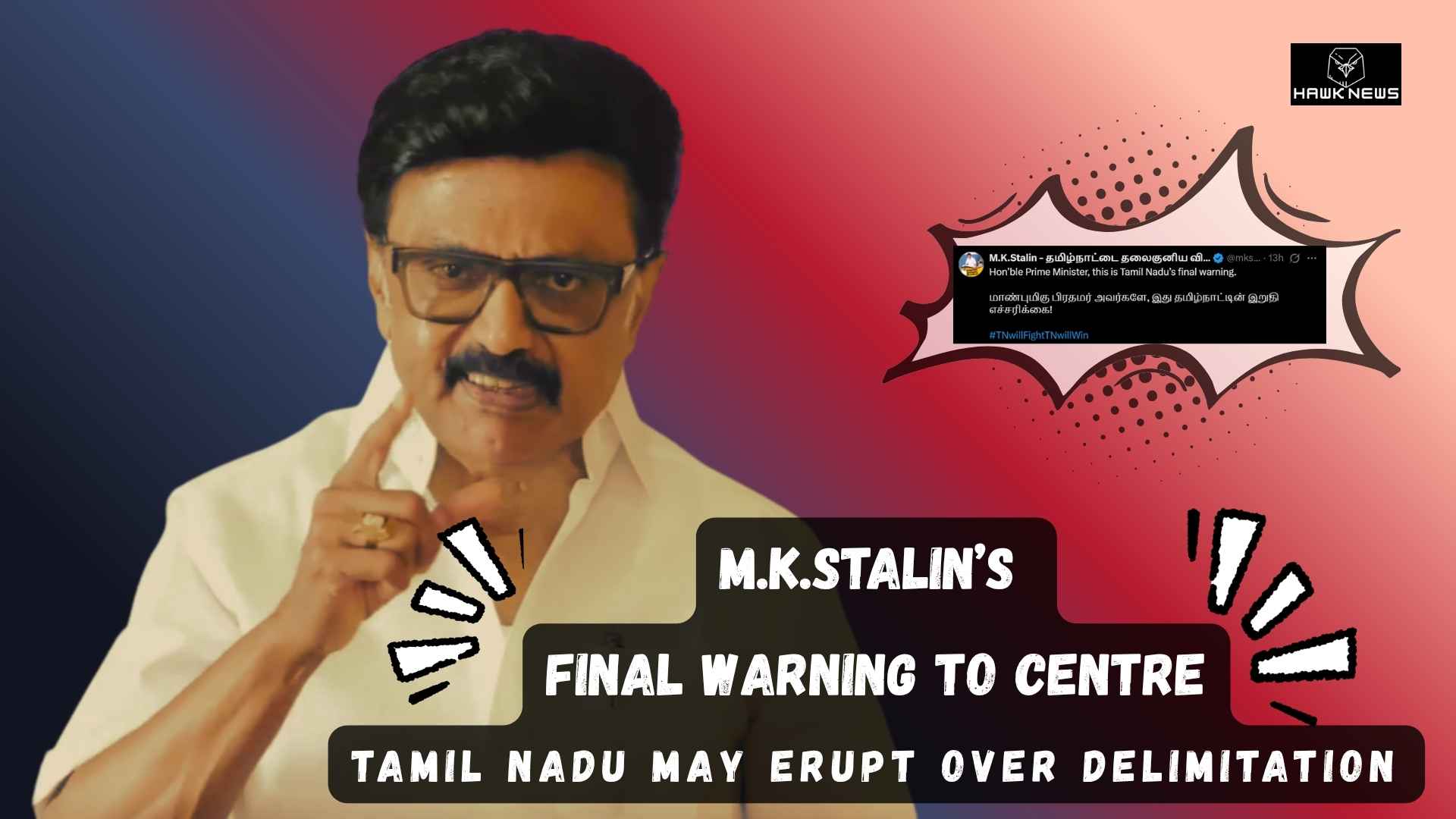 Stalin’s final warning to Centre: Tamil Nadu may erupt over delimitation