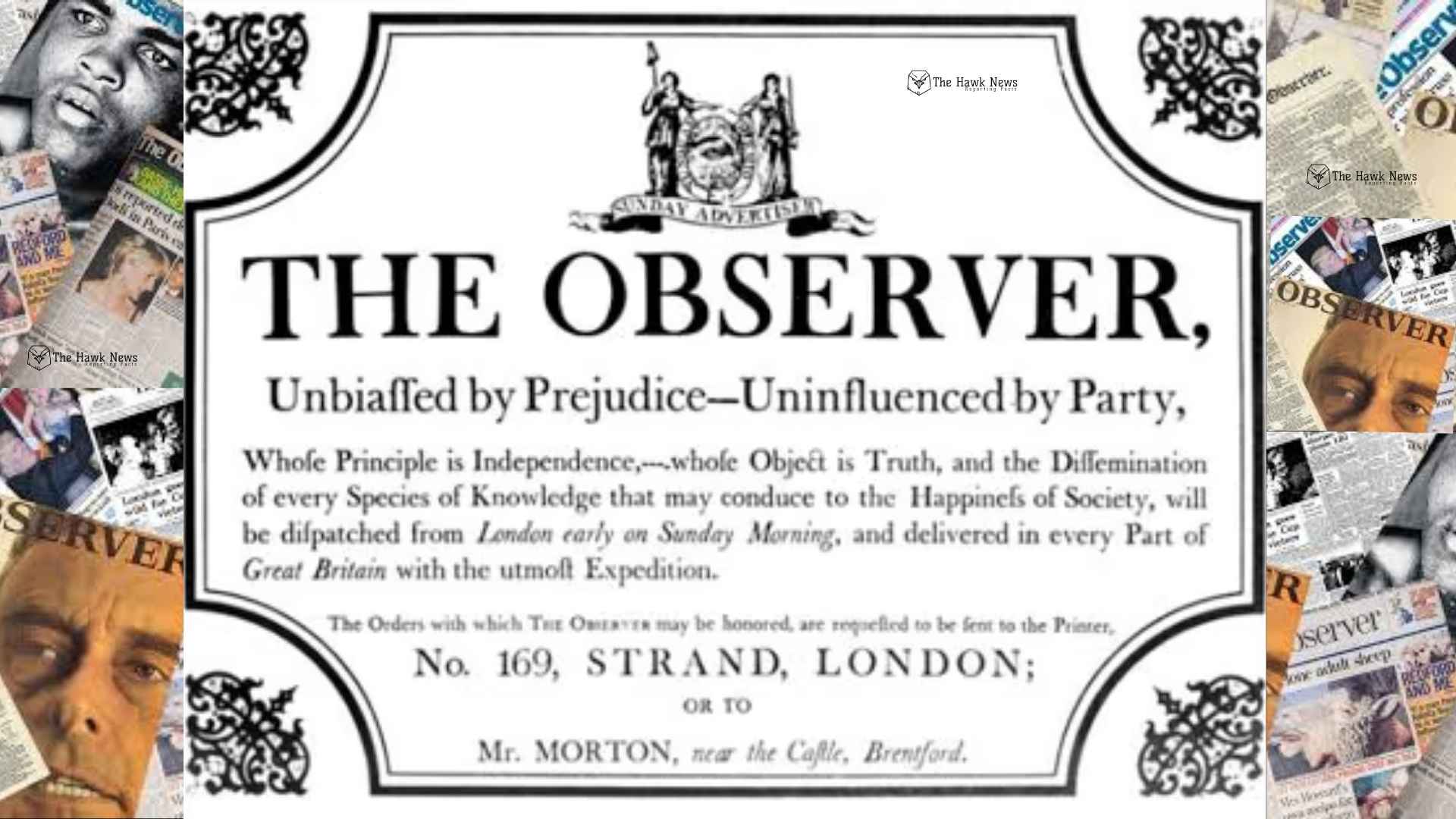 From a Single Sheet to a Forest of Stories: The 233-Year Journey of The Observer